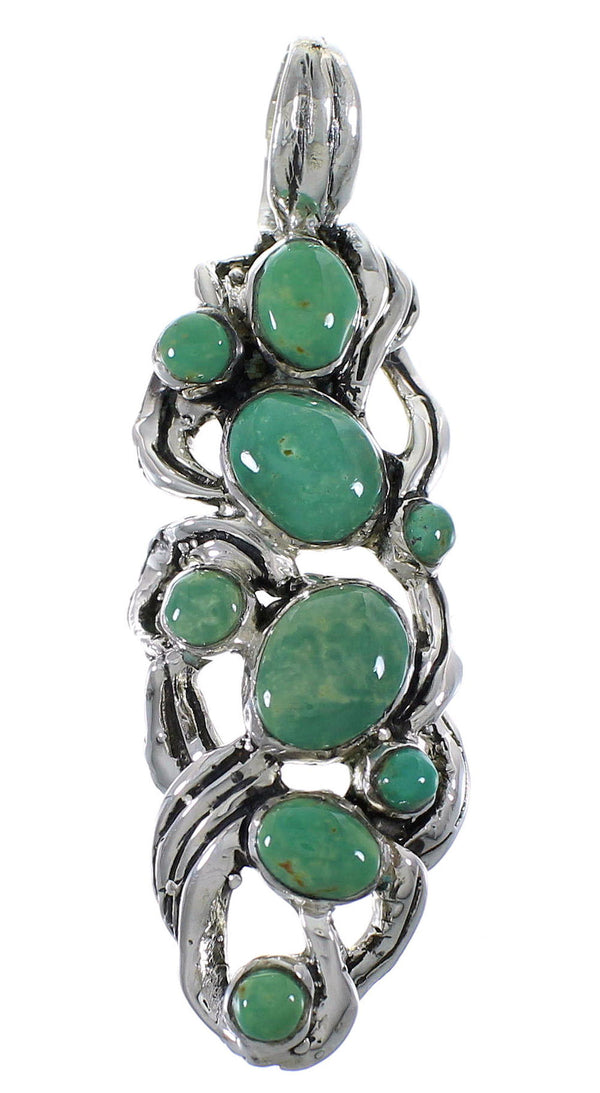 Silver Jewelry Turquoise Pendant AX48994